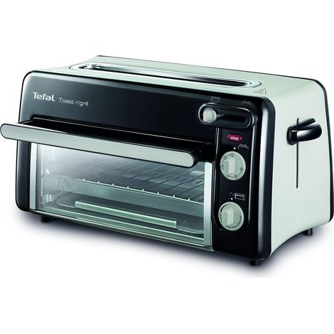 Grille-pain Mini-Four 2-en-1 Noir 1300W