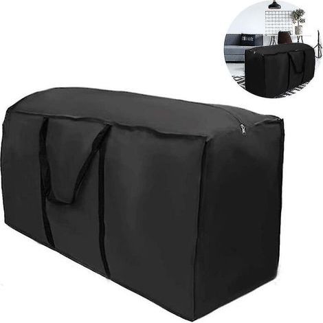 Sac de rangement pour coussins Grand sac de rangement extérieur en tissu Oxford Sac de rangement extérieur à fermeture éclair résistant et imperméable (1/5)
