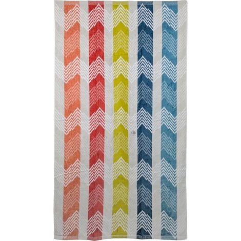 Drap de plage coton velours 100x180 cm collection MANAO multicolore (1/5)