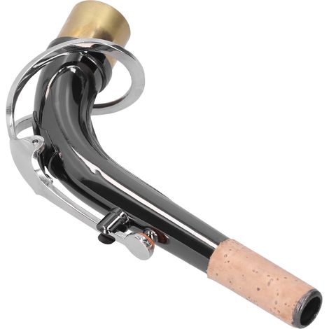 Col de saxophone alto B75 coudé, accessoire de musique, dimensions 18 x 2 x 8 cm (1/5)