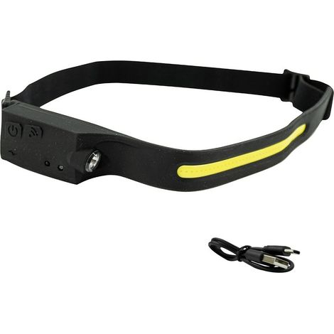 TERRE JARDIN - Linterna frontal recargable con sensor de movimiento
