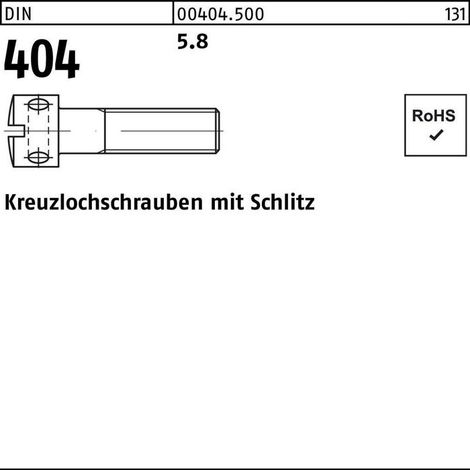 DIN 404 Schlitz