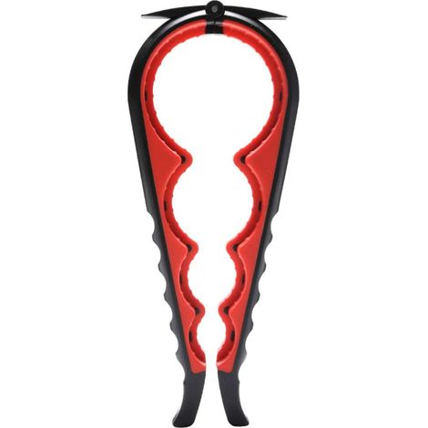 Ouvre-bocal - Poignée Longue Antidérapante - Pour Couvercles de Bocaux et Boîtes - Adapté Arthrite Faible Force Musculaire - 1 Pièce (1/5)