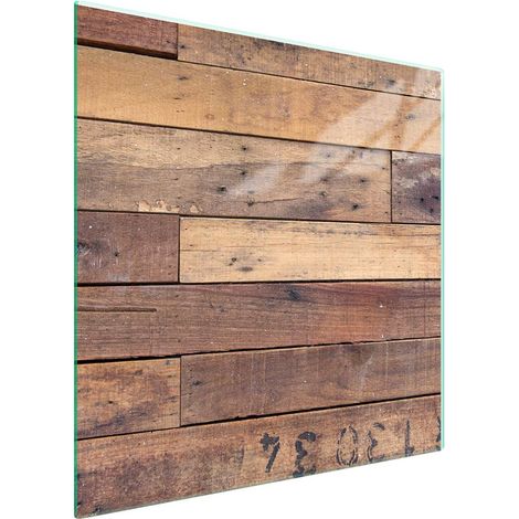 Plaque de protection en verre pour poêle à bois 50x52 (1/5)