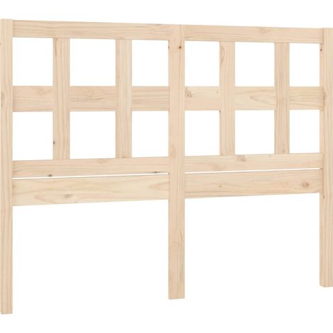 Testiera per dormire accessorio per camera da letto 125,5 x 4 x 100 cm in legno di pino massiccio TDL0206760