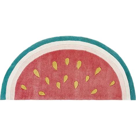 Tapis Demi-Rond - Tapis Absorbant Non-Dérapant en Polyester - Pour Salle De Bain Et Entrée - 30x50 cm Ou 40x60 cm - 1 Pièce (1/5)