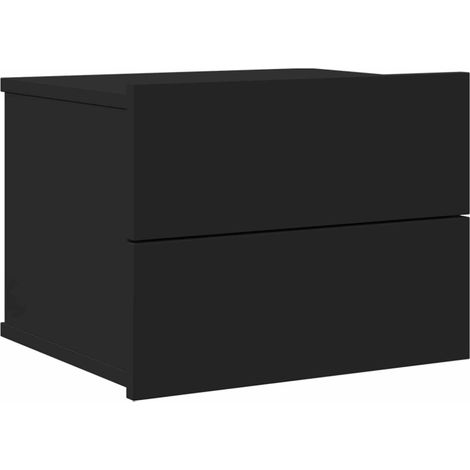 Maison Exclusive - Comodino Nero 40x30x30 cm in Legno Multistrato (1/5)
