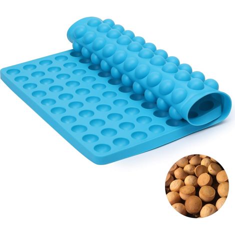 Tapis De Cuisson En Silicone - Avec Boutons Relief - Pour Biscuits Chien Et Friandises - Alternative Au Papier Sulfurisé - 221 X 330 Mm - 1 Pièce (1/5)