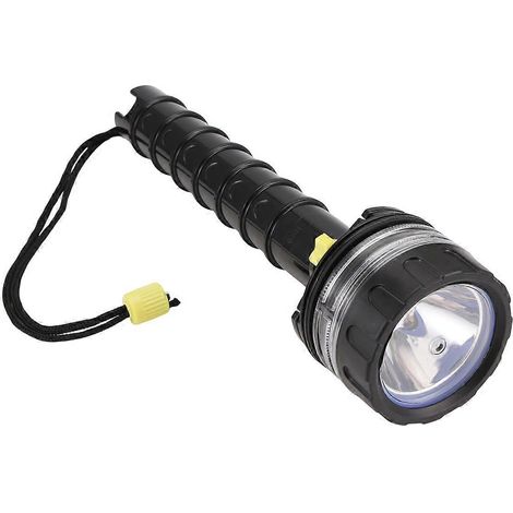 Lampe de plongée sous-marine professionnelle puissante et étanche à LED, idéale pour les plongeurs sous-marins. (1/5)