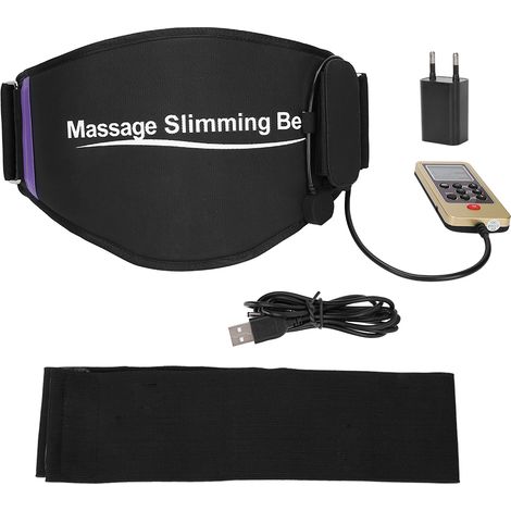 Ceinture de soutien lombaire avec traction musculaire, stimulateur électrique anti-douleur, masseur, prise UE 110-240V. (1/5)