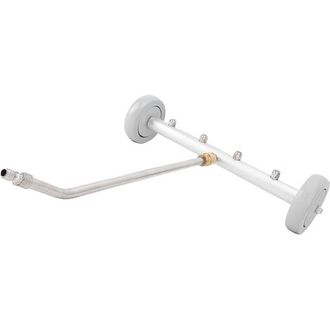 Nettoyeur de châssis pour nettoyeur haute pression 4000 PSI, kit de lavage sous châssis avec lance prolongateur 41 cm, gris (1/5)