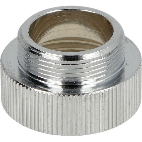 Réduction 3/4’’ FF x M 22 x 1 FM métal chromé