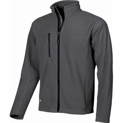 Chaqueta de trabajo polar con cremallera WARM - Gris 3XL (1/5)