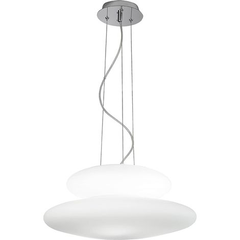 Suspension en verre soufflé design moderne Pagoda 50 (1/2)