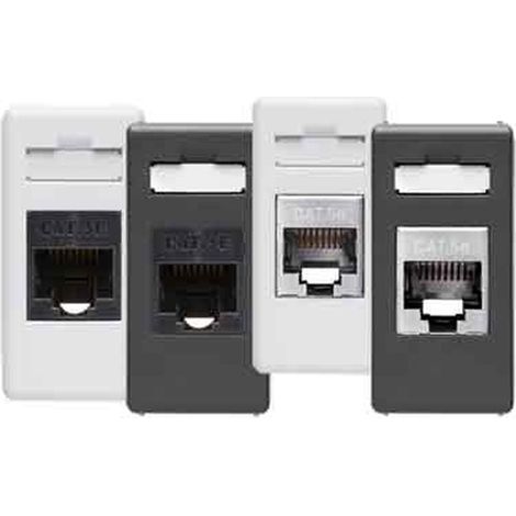 PRESA TELEFONICA RJ45 CAT 5E 'SISTEM' UTP - Bianco