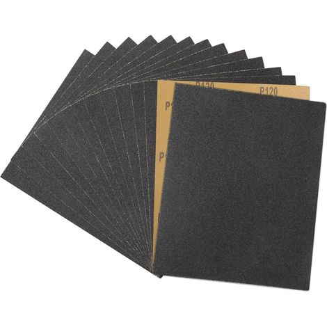 Schleifpapier nass 230x280mm Metall Auto polieren 120 Körnung 15 Stück (1/5)