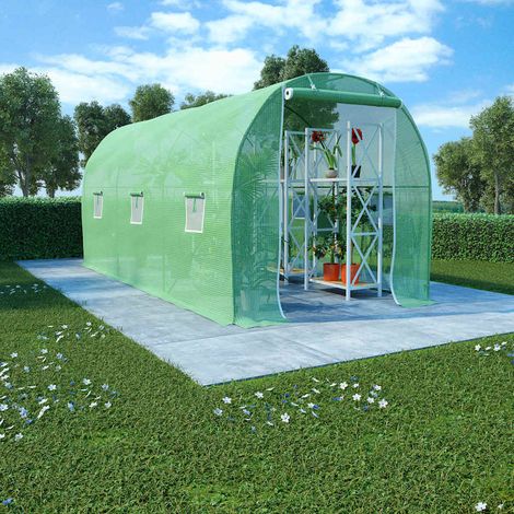 Serre de Jardin Serre Tunnel de Jardin - Serre pour Plantes 9 m² 4,5x2x2 m BV722336 - BonneVie (1/5)