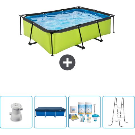 Exit Pool Rechteckig - 220x150x65 cm - 5-teilig SCB64 (1/4)