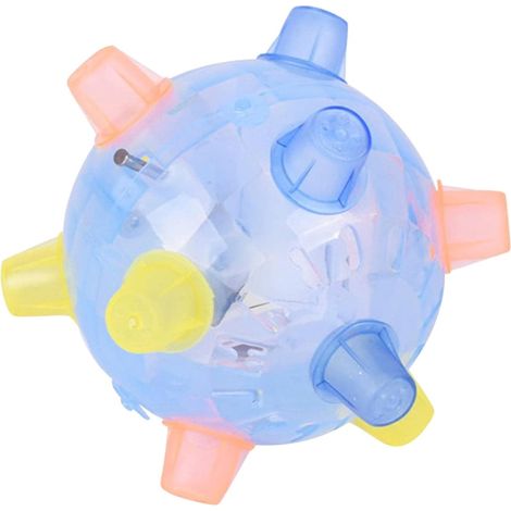 Balle Interactive Pour Chien - Balle Sauteuse Avec Lumière Clignotante Et Son - Pour Exercice Et Stimulation Mentale - 13 cm - 1 Pièce (1/5)