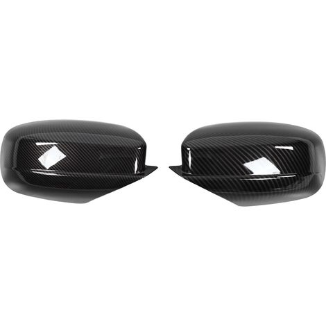 Coques de rétroviseurs texturées en fibre de carbone pour Dodge Charger 2011-2021 (1/5)