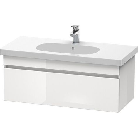 Mueble bajo lavabo DURASTYLE 453x1000x398mm nogal oscuro / blanco mate
