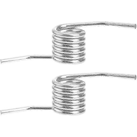 2 Stück Hydraulikheber-Grifffeder, 3-Tonnen-Bodenheber-Federgriff-Rückholfeder-10.50X3.00X2.50CM-Silver