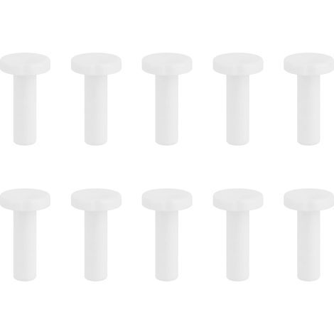 10pcs Bouchons d'Extrémité Tube RO 1/4" pour Connexion Rapide, Bouchons Blancs Compatibles avec Systèmes Filtration d'Eau Par Osmose Inverse les Vannes Filtre et Raccords Tuyauterie (1/5)