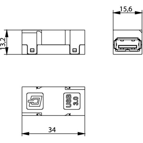 Telegärtner 100007535 Sensor-/Aktor-Steckverbinder Buchse, gerade 1 St.
