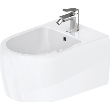 DURAVIT 2263152000 Qatego W.Bi 570 blanc brillant avec trop-plein, trou prepercé