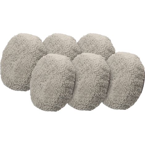 Lot de 6 lingettes de nettoyage lavables de rechange pour robot laveur de vitres 168/188, en microfibre, réutilisables. (1/5)