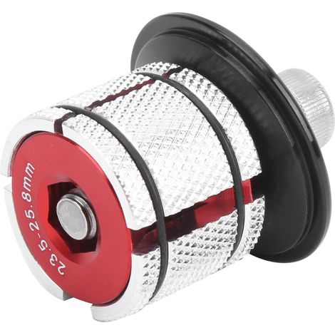 Vis d'expansion de direction pour fourche vélo, bouchon triangulaire noir pour tube de direction (1/5)