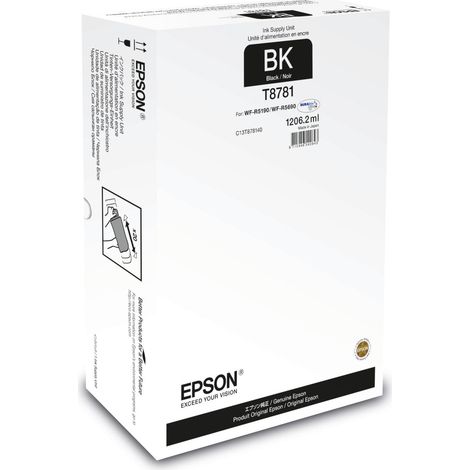 Cartucho Epson T8781 XXL Negro WF-R5190 WF-R5690 75000 PAG (1/2)