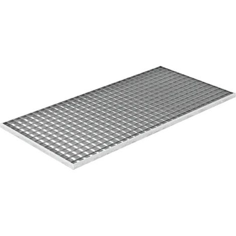[NEUWERTIG] B-Ware Mea Gitterrost Rost Abdeckung Stahl Feuerverzinkt Maschen 990 X 490 Mm 30 Mm