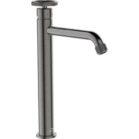 Rubinetto per lavabo da appoggio MURO in grafite