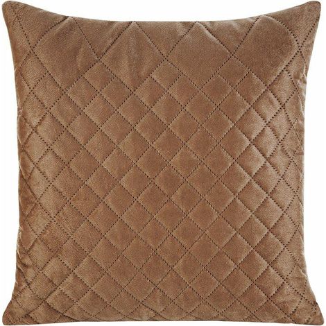 Funda de almohada LUIZ3 de 40x40 cm, color rojo ladrillo. (1/4)