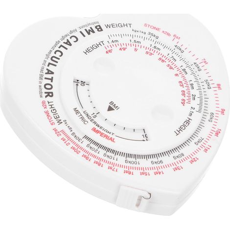 Mètre ruban IMC calcul IMC rétractable, pour mesures corporelles (1/5)