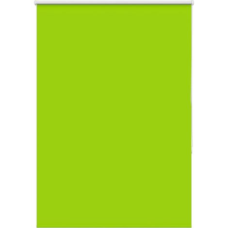Roller Blind Blackout Leaves Green 105x130 cm Fabric Width 100.7 cm Polyester vidaXL