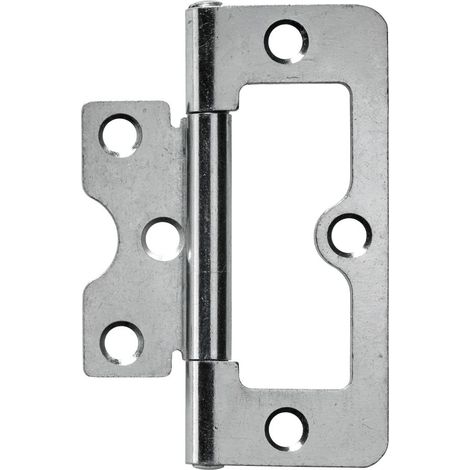 Hettich Lamellentürscharnier Stahl, verzinkt, 32 x 75 mm, 1 Stück Lamellentürscharnier