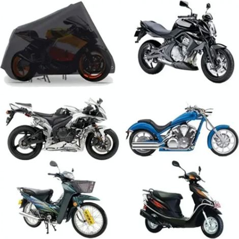 Motorradabdeckung, Regen- und Staubschutz (kein Muster verfügbar, nur Bearbeitung) (Exklusiv für Mexiko) (1/5)