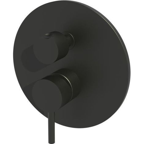 Paffoni Light - Mitigeur encastré pour 2 sorties, noir mat LIG018NO (1/3)