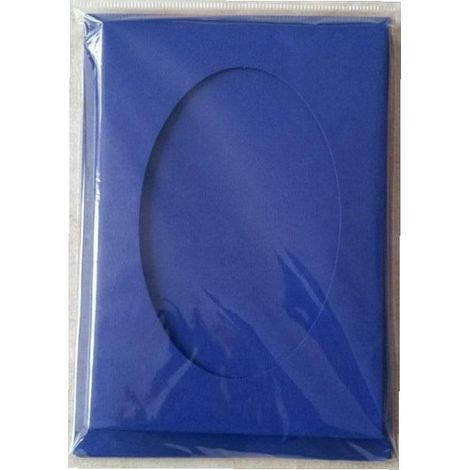 Biglietto di auguri + busta blu navy 5 pezzi