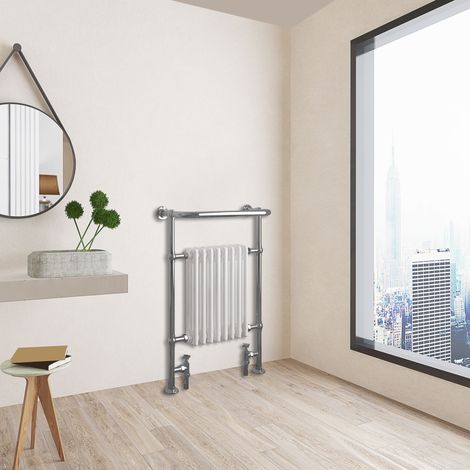 Acezanble 952x659(HxW) Chrome Traditional Style Heating Towel Balustrade Bathroom (1/3)
