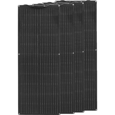 Panneau Solaire Flexible, Design Semi-Flexible, Haute Efficacité 24%, Convient pour une Utilisation en Extérieur (1/2)