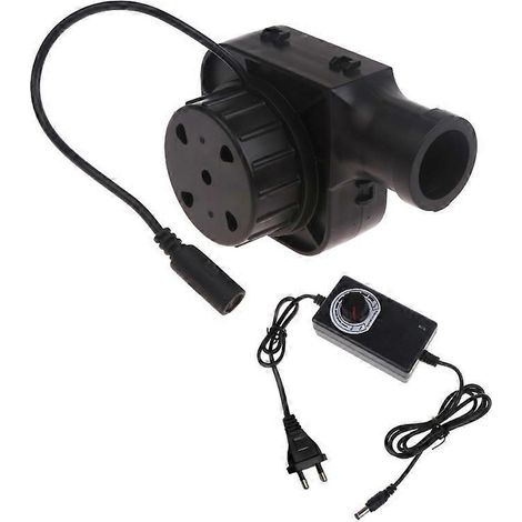 Ventilateur turbo détachable 75 mm 75 x 30 mm avec variateur de vitesse pour conduit d'air - UE