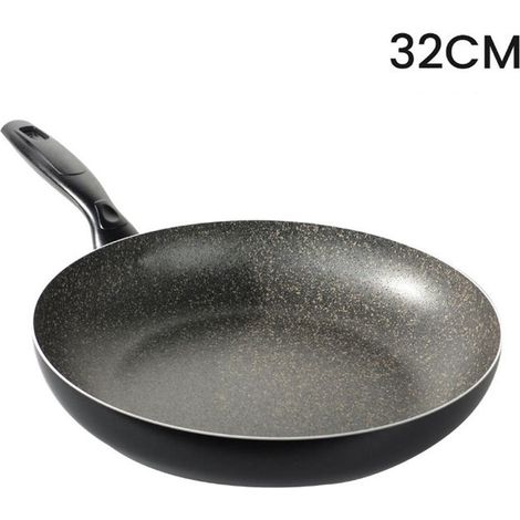 TrAdE Shop Traesio - Padella Antiaderente Antigraffio Pratica Veloce Resistente A 7 Strati Cucina Da ø18 A 32cm -    -diametro 32cm   -