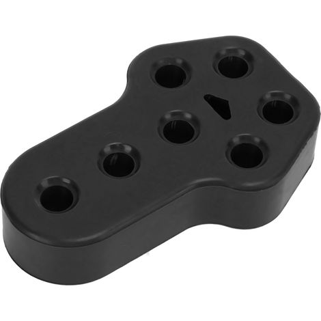 Support Silencieux Bague Caoutchouc Support Échappement Universel 7 Trous 12mm Noir (1/5)