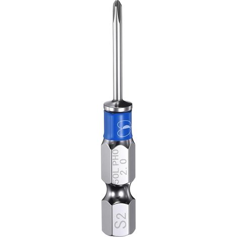 Embout Phillips Impact 0 PH0 1/4" 6 pans 2" Tige 0.08" (1/5)