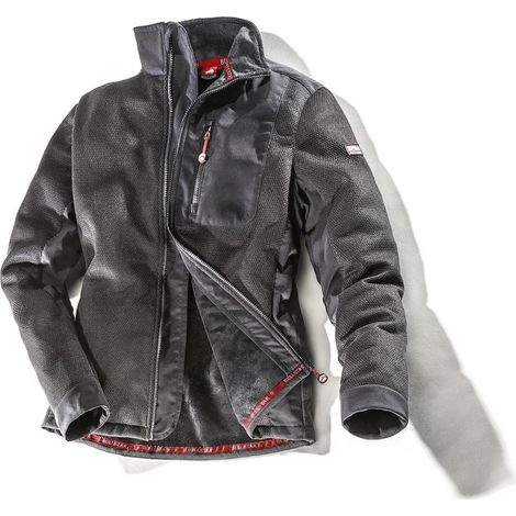 9339, Faserpelzjacke BULLSTAR schwarz, Gr. L