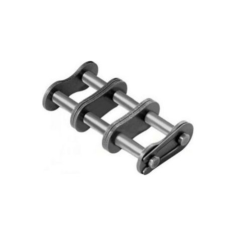 Attache rapide triple pour chaine nickelée norme ISO 10B3