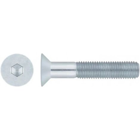 DIN-7991 10.9 ZN. M12X60-CHAVES BILBAO